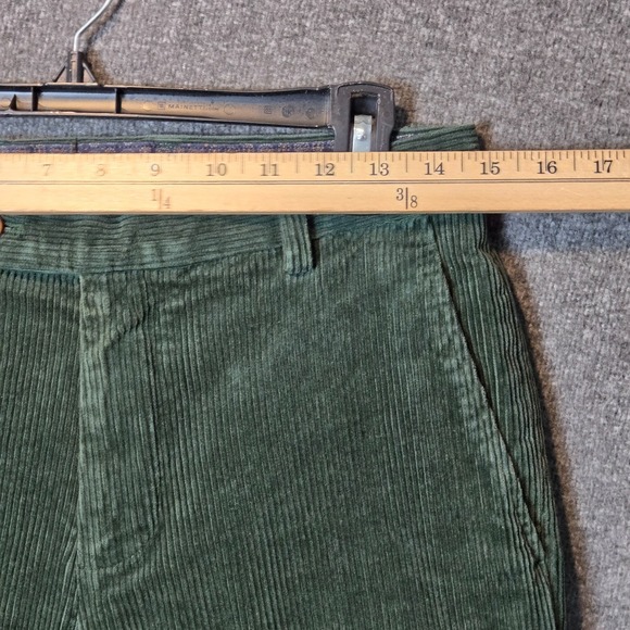 Brooks Brothers Milano Fit Corduroy Pants Men's 30 x 30 Green Meas 29x29 - Picture 5 of 11